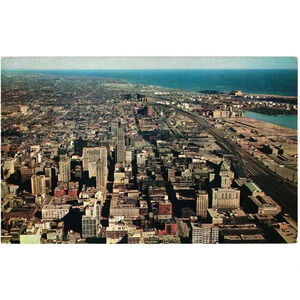 Toronto Ontario Canada Aerial View of Downtown Toronto Looking East Harbour